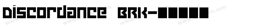 Discordance BRK字体转换